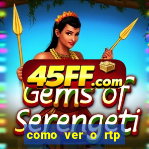 como ver o rtp dos slots